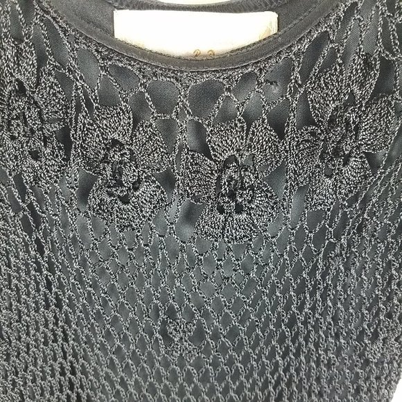 Kroshetta by Papillon dress maxi black crochet L - Picture 3 of 10